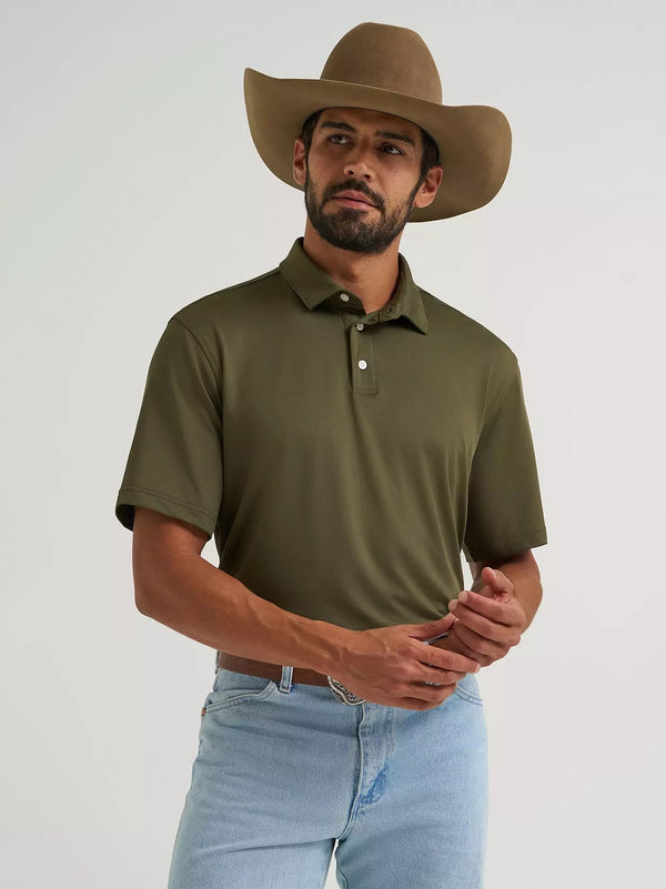 Wrangler All Terrain Gear Performance Polo Shirt - Broken horn