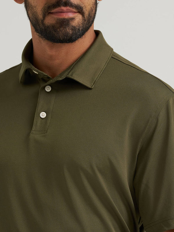 Wrangler All Terrain Gear Performance Polo Shirt - Broken horn