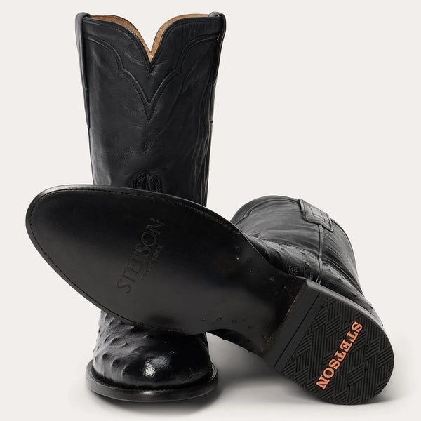 Stetson Austin Ostrich Roper Boot