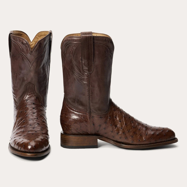 Stetson Austin Ostrich Roper Boot