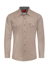 Rodeo Men's Western Pearl Snap Print Shirt