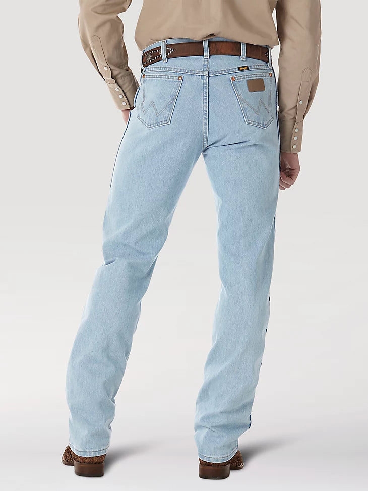 Wrangler Mens Cowboy Cut Jean Original Fit -Bleach