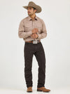 Wrangler Mens Cowboy Cut Jean Original Fit - Black Chocolate