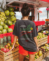 Los Sundays Tequlia The Picante Tee - Vintage Black / White - Broken horn
