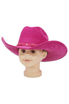 Kids Faux Suede Cutter Crown Cowboy Hat