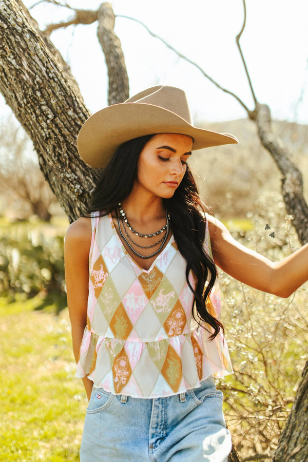 Preppy Pony Blouse - Broken horn
