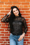Lariat Lace Long Sleeve -Midnight - Broken horn