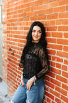 Lariat Lace Long Sleeve -Midnight - Broken horn
