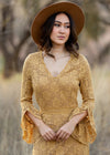 Women's Zena Dress in Honey