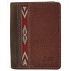 Justin Men's Back Pocket Bifold Wallet Ribbon