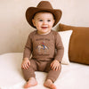 Brand New Buckaroo Baby Boy Western Cowboy Cotton Romper