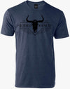 Rodeo Ranch Western Short Sleeve Heather Denim