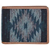 Tony Lama Mens Large Bifold Wallet W/Southwestern Blanket Design