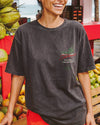 Los Sundays Tequlia The Picante Tee - Vintage Black / White - Broken horn