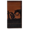 Justin Men Genuine Leather Rodeo Wallet Praying Cowboy