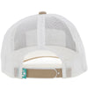 Hooey Rank Stock Cap Tan W/White & Turquoise Patch