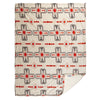 Wrangler Santa Fe Sun Plush Sherpa Throw Blanket