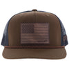 Hooey Liberty Roper" Brown/Black w/Leather Patch