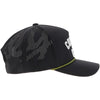 Hooey "Cowboy Golf" Cap Black w/White Stitching