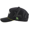 Hooey "Cowboy Golf" Cap Black w/White Stitching