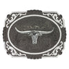 Gunmetal Cameo Filigree with Longhorn Steer Buckle