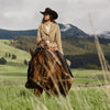 Stetson Women's Western Shawl Cardigan - Broken horn
