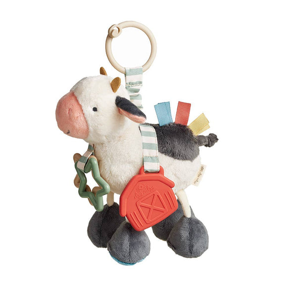 Itzy Ritzy Cow Itzy Friends Link & Love™ Activity Plush - Broken horn