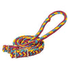 Braided Nylon Barrel Reins' - RED PLUM/ SLATE BLUE/ GOLDEN ROD