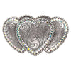 Blazin Roxx Triple Heart Buckle