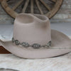 Antiqued Oval Hat Band