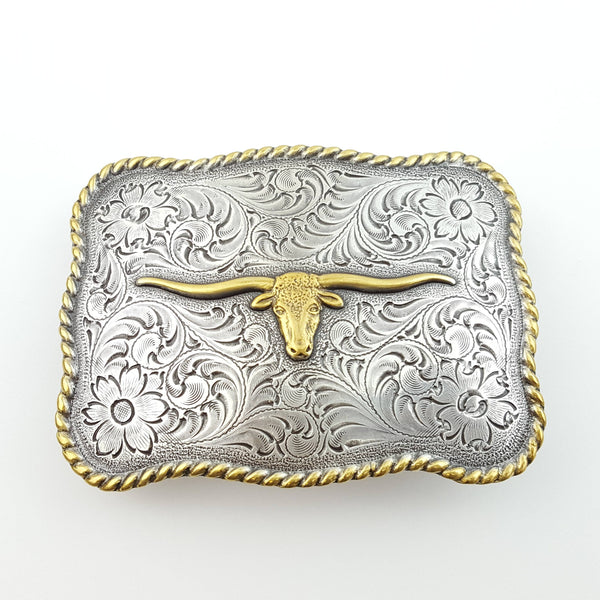 Western Long Horn Buckle