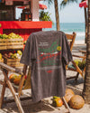 Los Sundays Tequlia The Picante Tee - Vintage Black / White - Broken horn