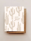 Cactus Birthday Card