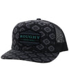 Hooey Tribe Black W/Aztec Print