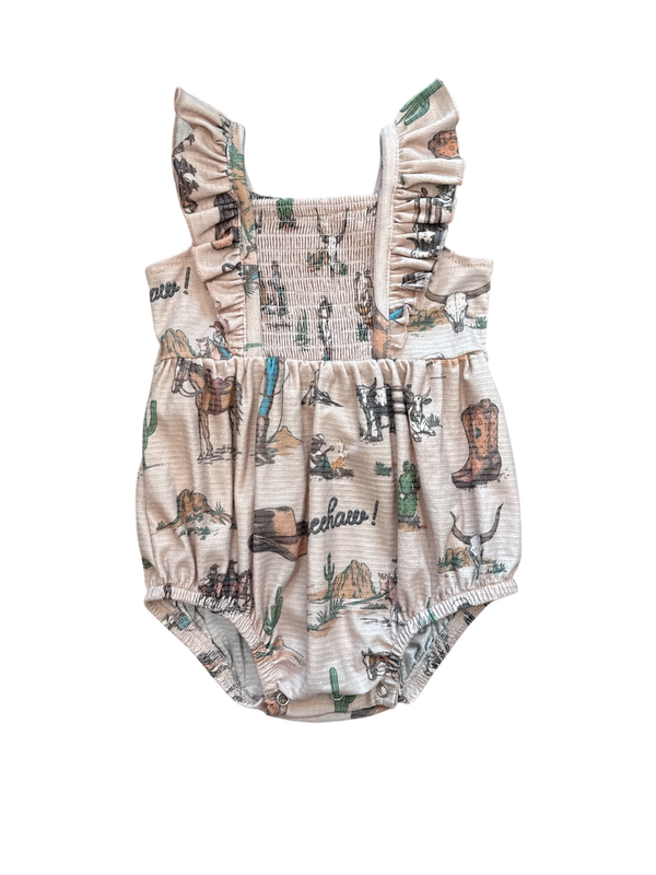 Out West Cowgirl Romper