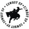 Cowboy Up Sticker