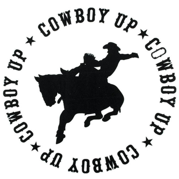 Cowboy Up Sticker