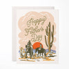 Trail Ride Father's Day Greeting Card