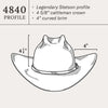 Stetson El Patron 48 Premier 30x Cowboy Hat - Mocha