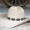 Antiqued Oval Hat Band
