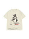 The 8 Seconds Tee - Off White / Black
