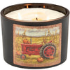 Fall Tractor Candle