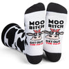 Moo Bitch, Get Out The Hay! Cow Socks