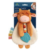 Itzy Ritzy Highland Cow Itzy Friends Lovey™ Plush - Broken horn