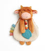 Itzy Ritzy Highland Cow Itzy Friends Lovey™ Plush - Broken horn