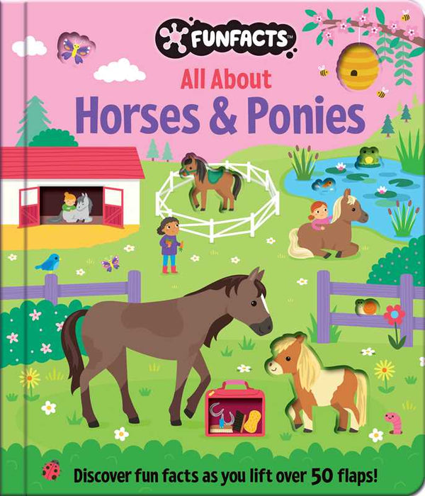 All About Horses & Ponies: Lift-the-Flap Book by - Broken horn