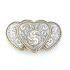 Western-Inspired Triple Heart Buckle