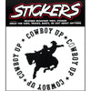 Cowboy Up Sticker