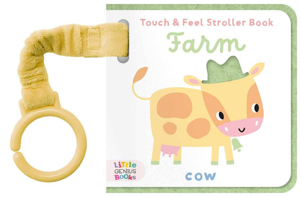 Touch & Feel Stroller Book - Farm by Little Genius Books - Broken horn