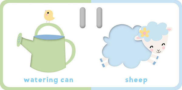 Touch & Feel Stroller Book - Farm by Little Genius Books - Broken horn